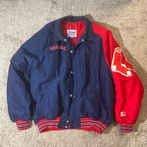 Boston Red Sox Starter Jacket / Coat Large
